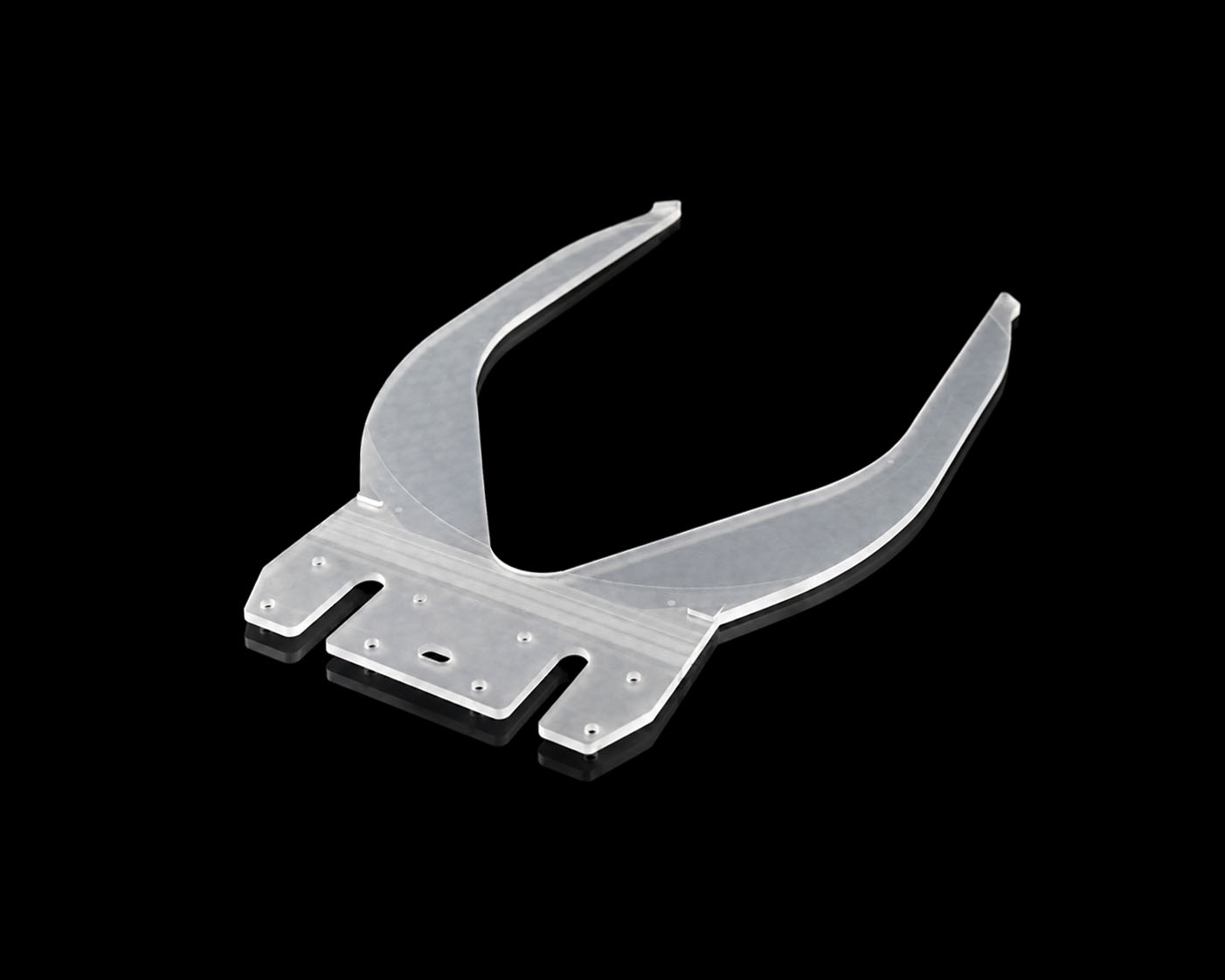 石英フォーク（322.8 × 237 × t6.2 mm）